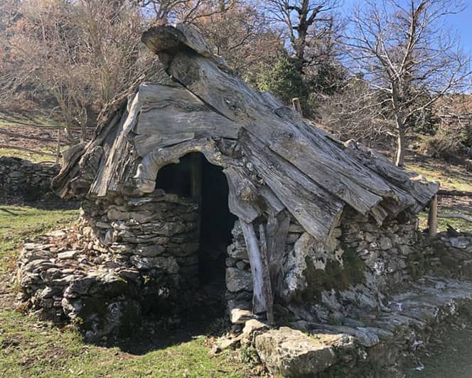 Barbagia - Cuile Typische Hirtenhütte