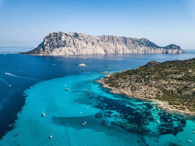 Molara island - panoramic view