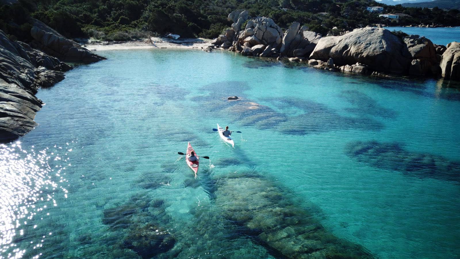 Cala Girgolu - Cala dei Sassi Piatti in kayak